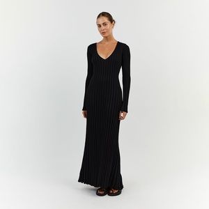 Dissh Reign ribbed knit maxi dress NWT